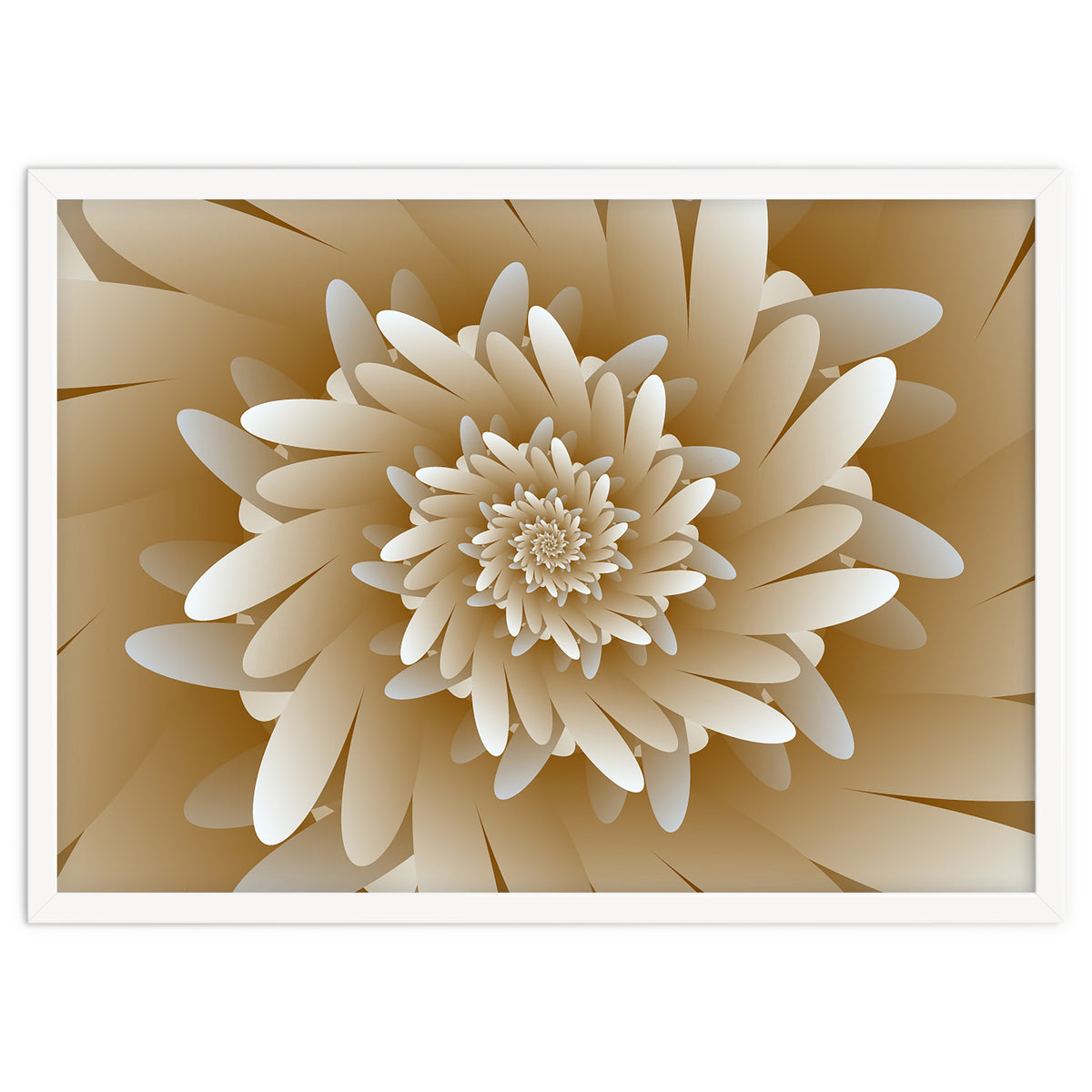 Abstract Digital Floral ART