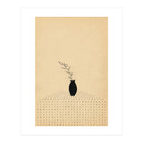Abstract still life, vase and plant (Print Only) thumbnail