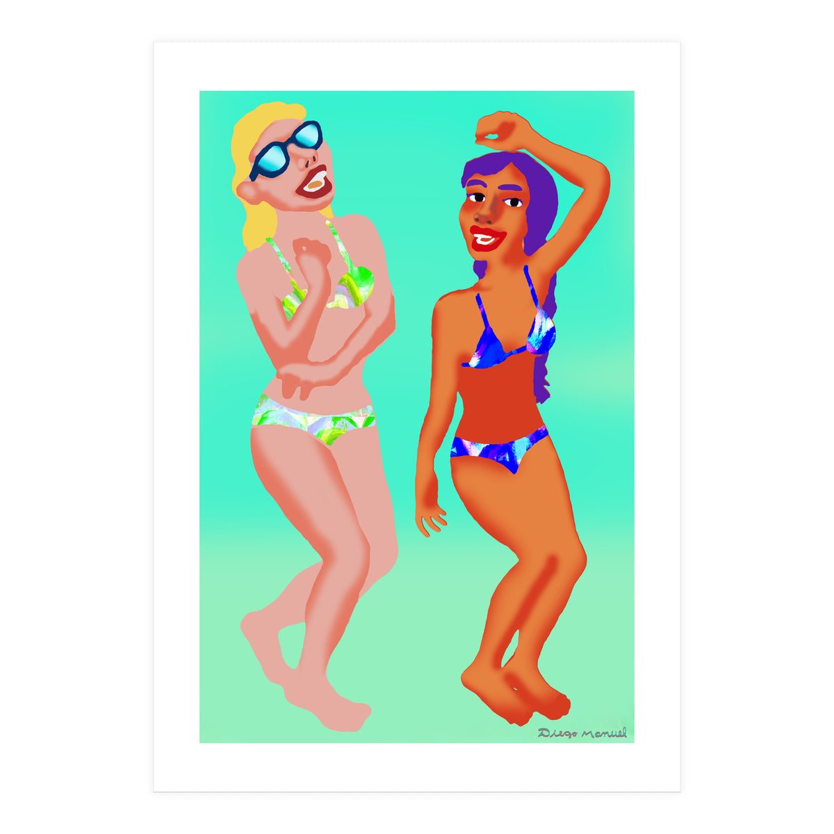 Fiesta En La Playa 1 (Print Only)