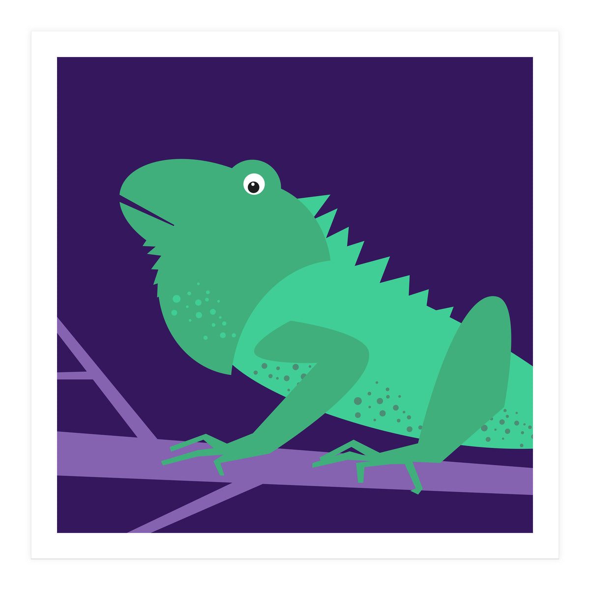 Kids Room Iguana (Print Only)