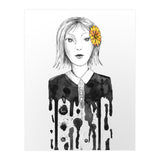 Flower dripping girl  (Print Only) thumbnail