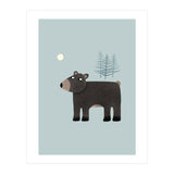 The Bear, the Trees and the Moon (Print Only) thumbnail