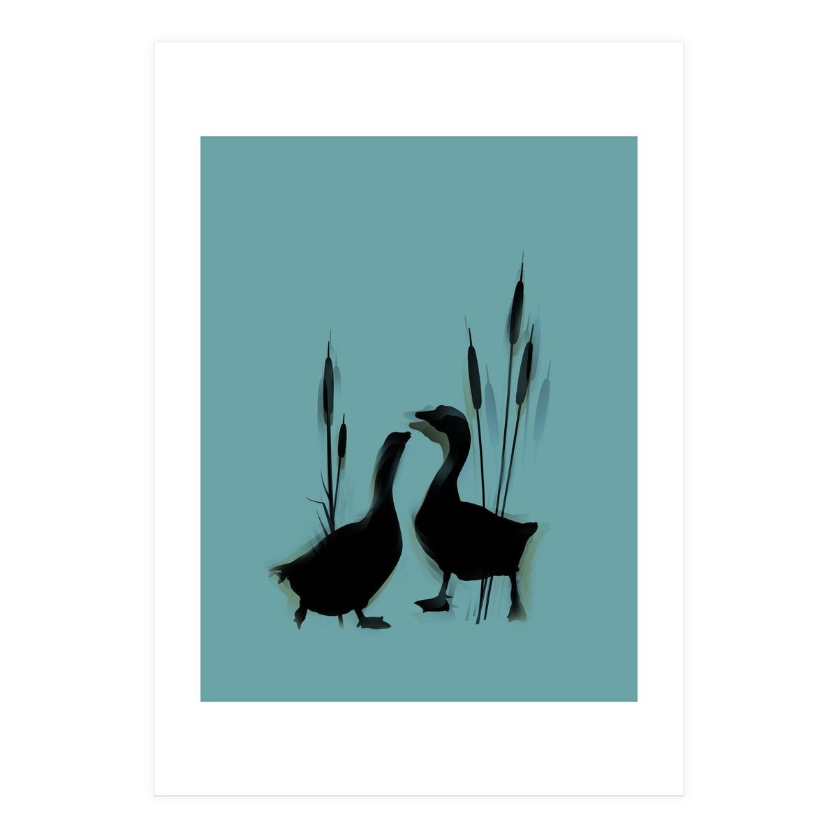 Geese lovers (Print Only)