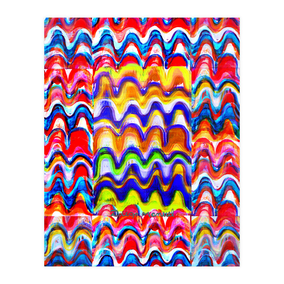 Pop abstract color full (Print Only)