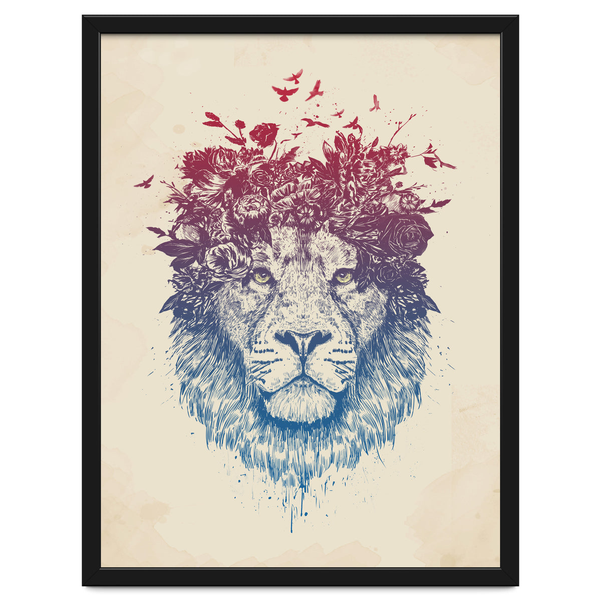 Floral Lion III