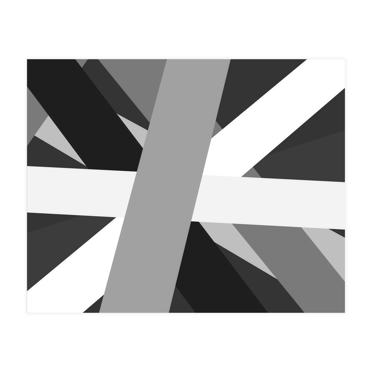 Grey pie 4 (Print Only)