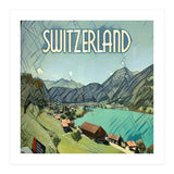 Lake Lungern, Switzerland. (Print Only) thumbnail