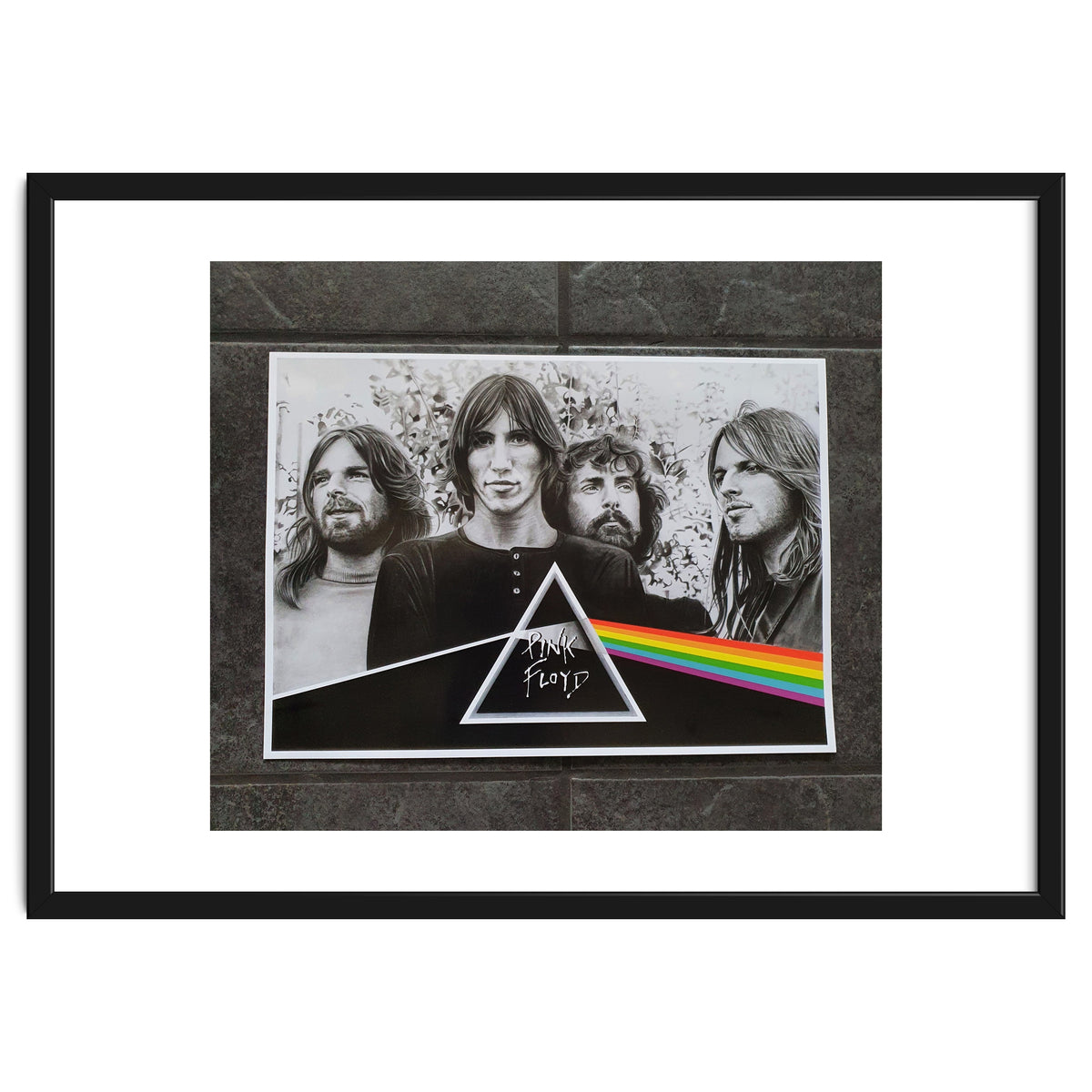 Pink Floyd DSOTM Pencil Portrait Print