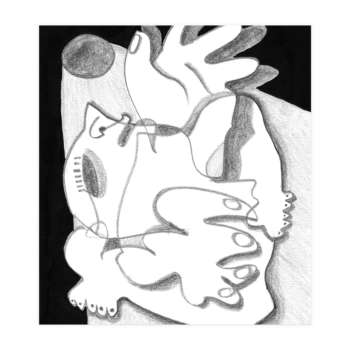 Dying in the Spotlight - b&w (Print Only)