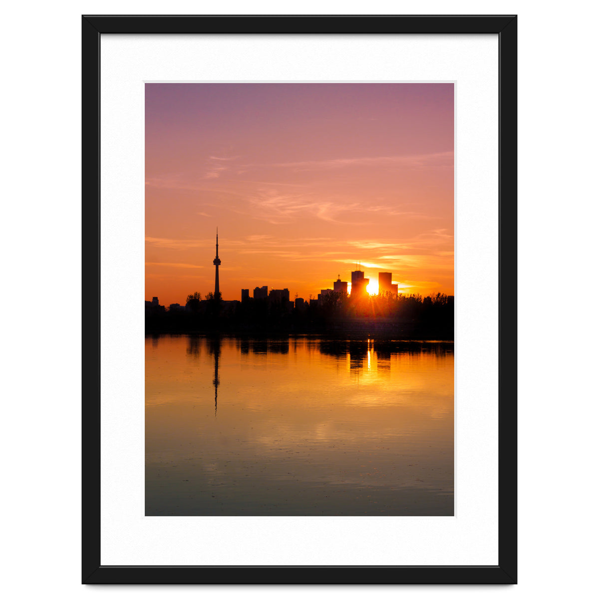 Leslie Street Spit Toronto Canada Sunset