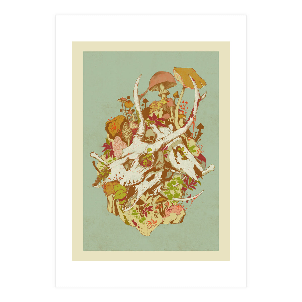 Skulls In Spring (Print Only)
