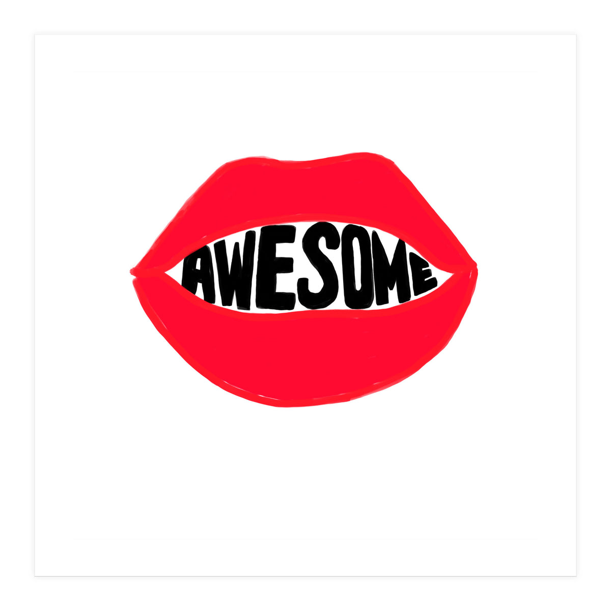 Say Awesome (Print Only)