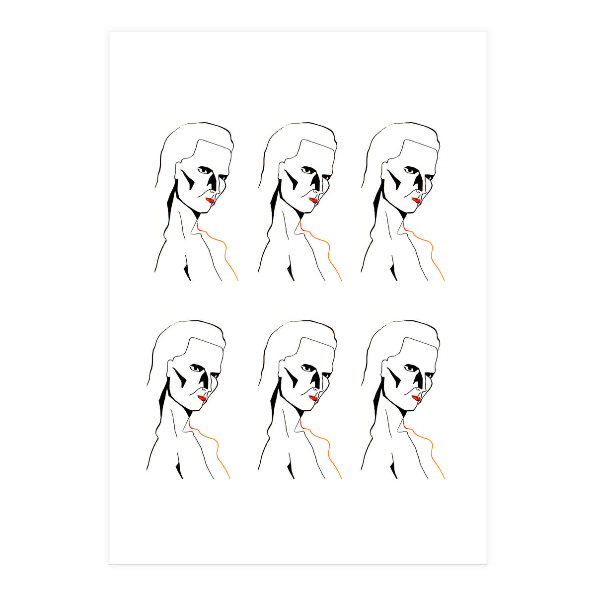 Red Lips (Print Only)