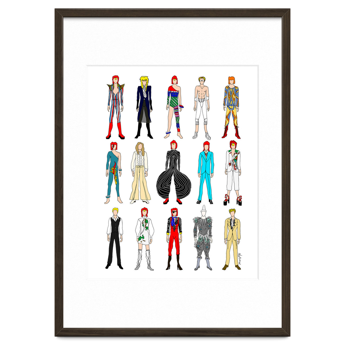 Outfits of Bowie Fashion