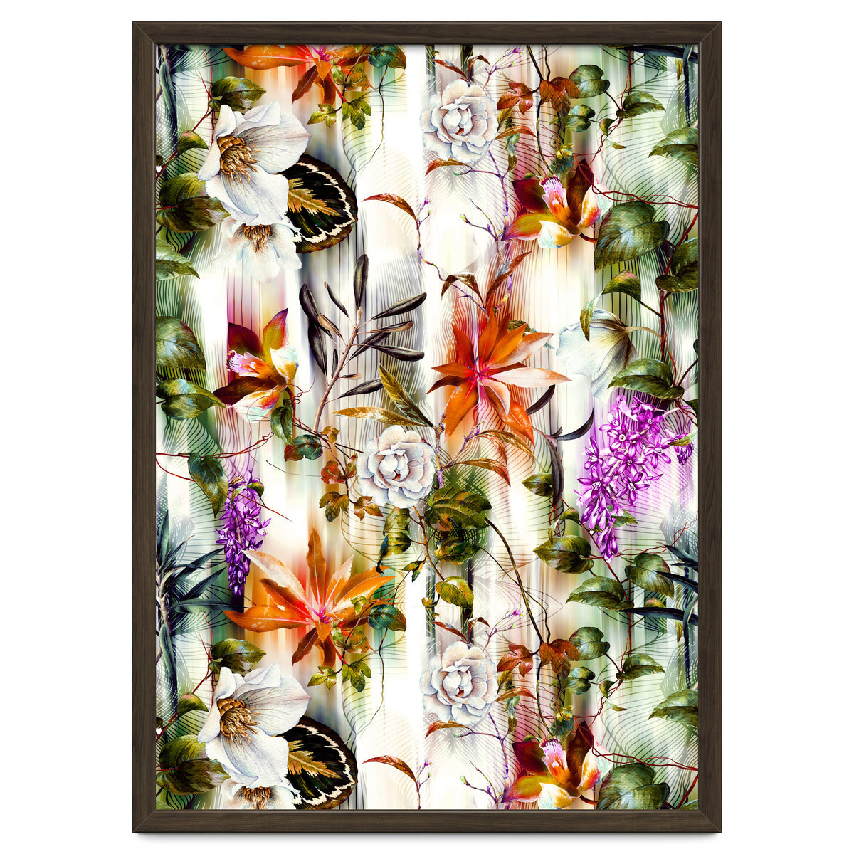 Abstract Motion Blur Floral