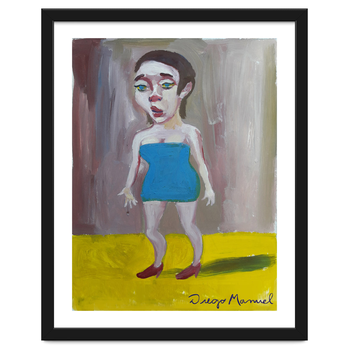 Light Blue Dress Girl