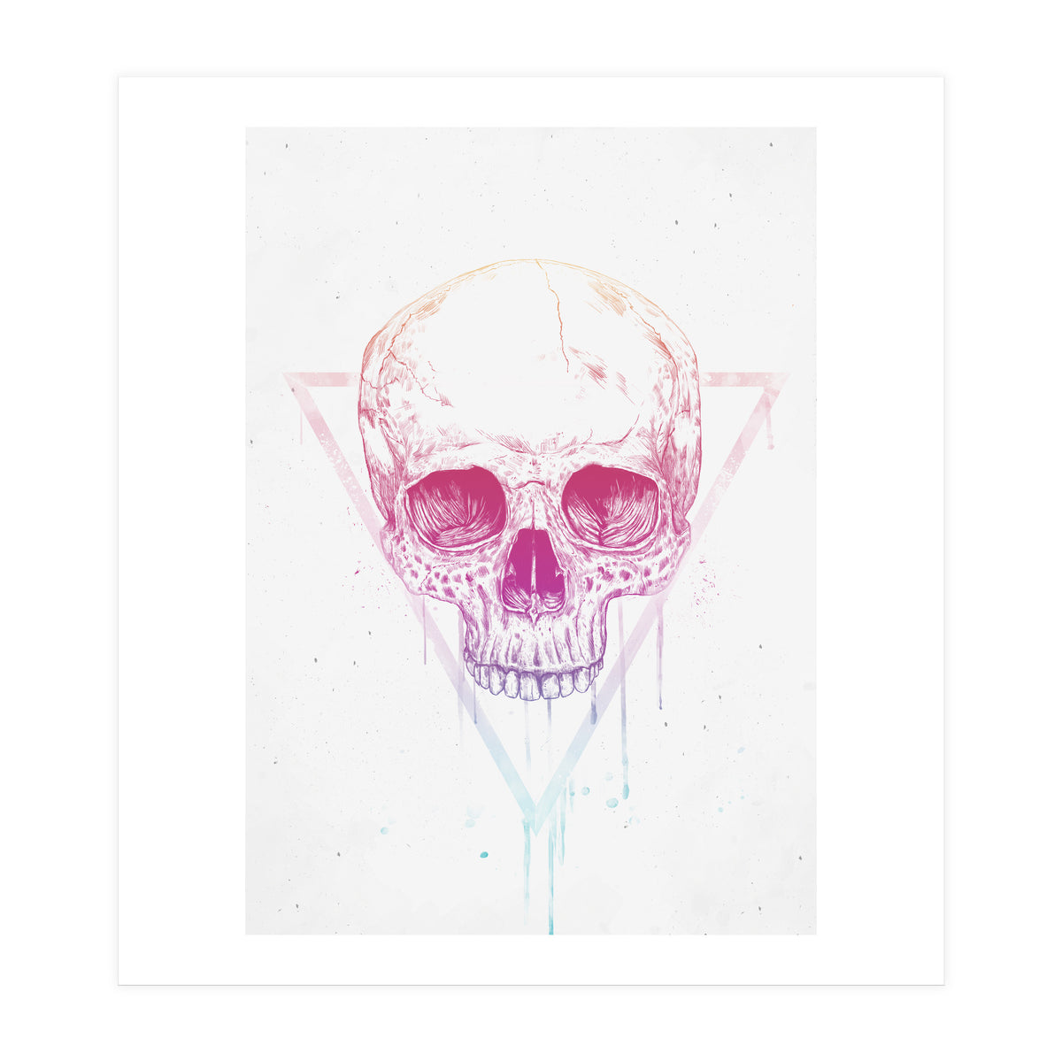 Skull In Triangle (Print Only)