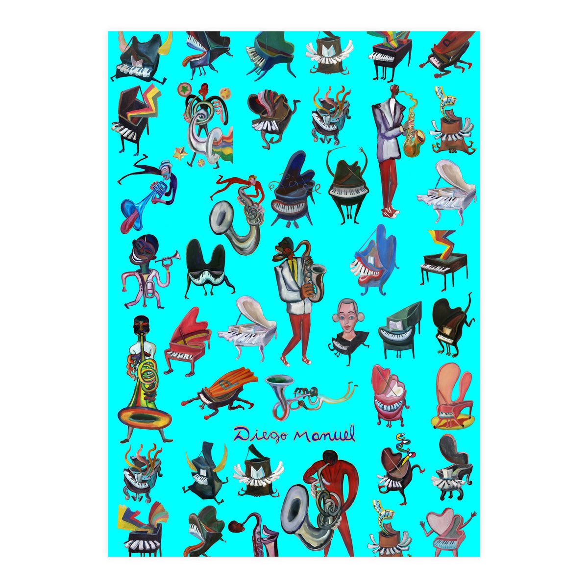 Piano And Jazz 2 (Print Only)