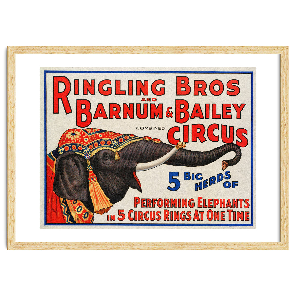 Ringling Bros & Barnum Bailey Circus Advertisement