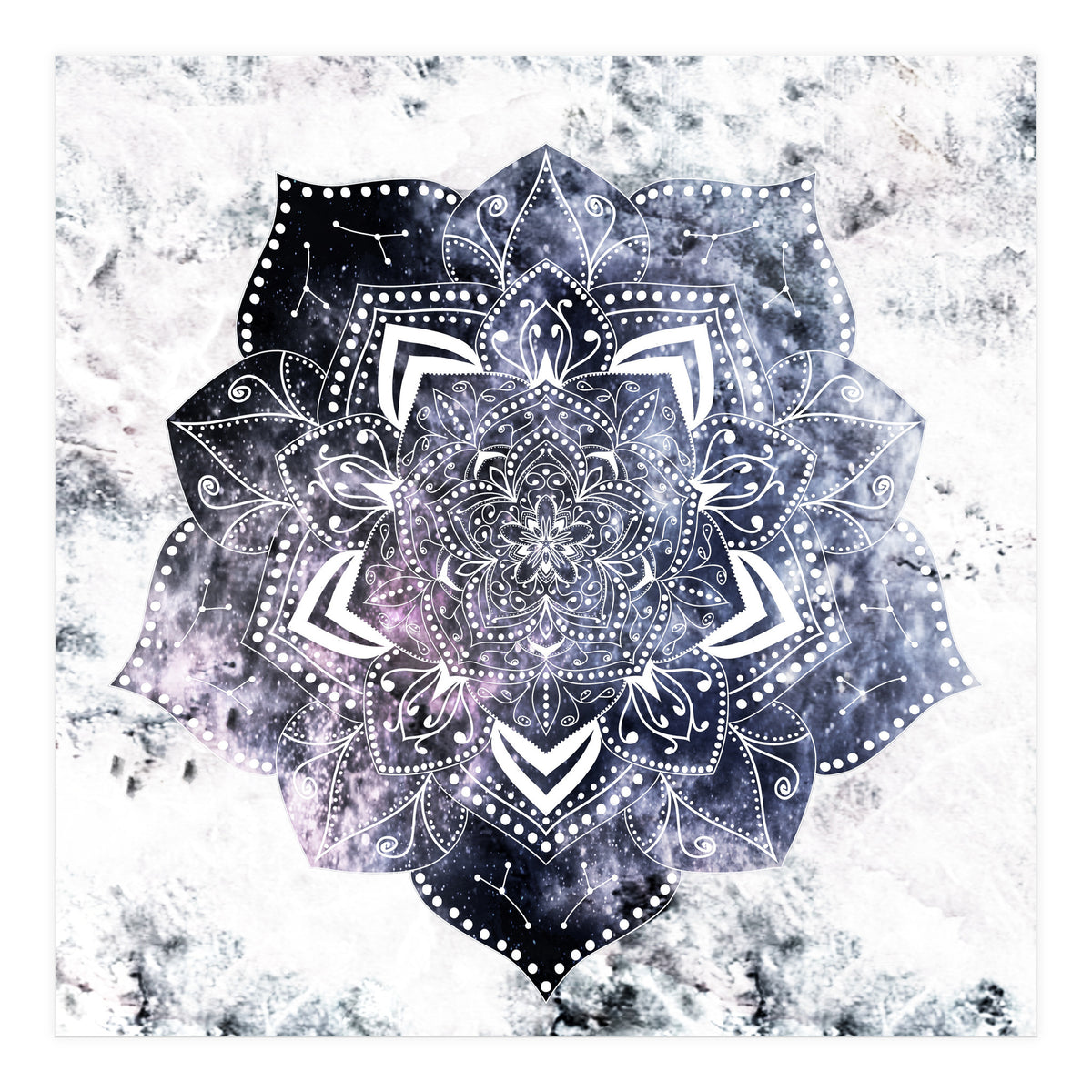 Cancer Constellation Mandala (Print Only)