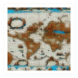 Vintage Mapa Mundi revisited (Print Only) thumbnail