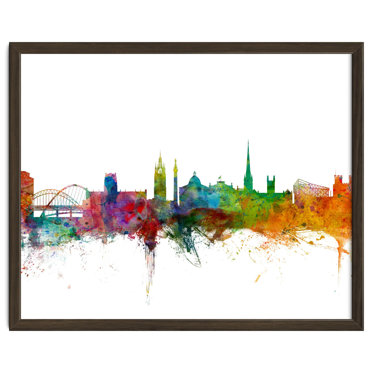 Newcastle England Skyline