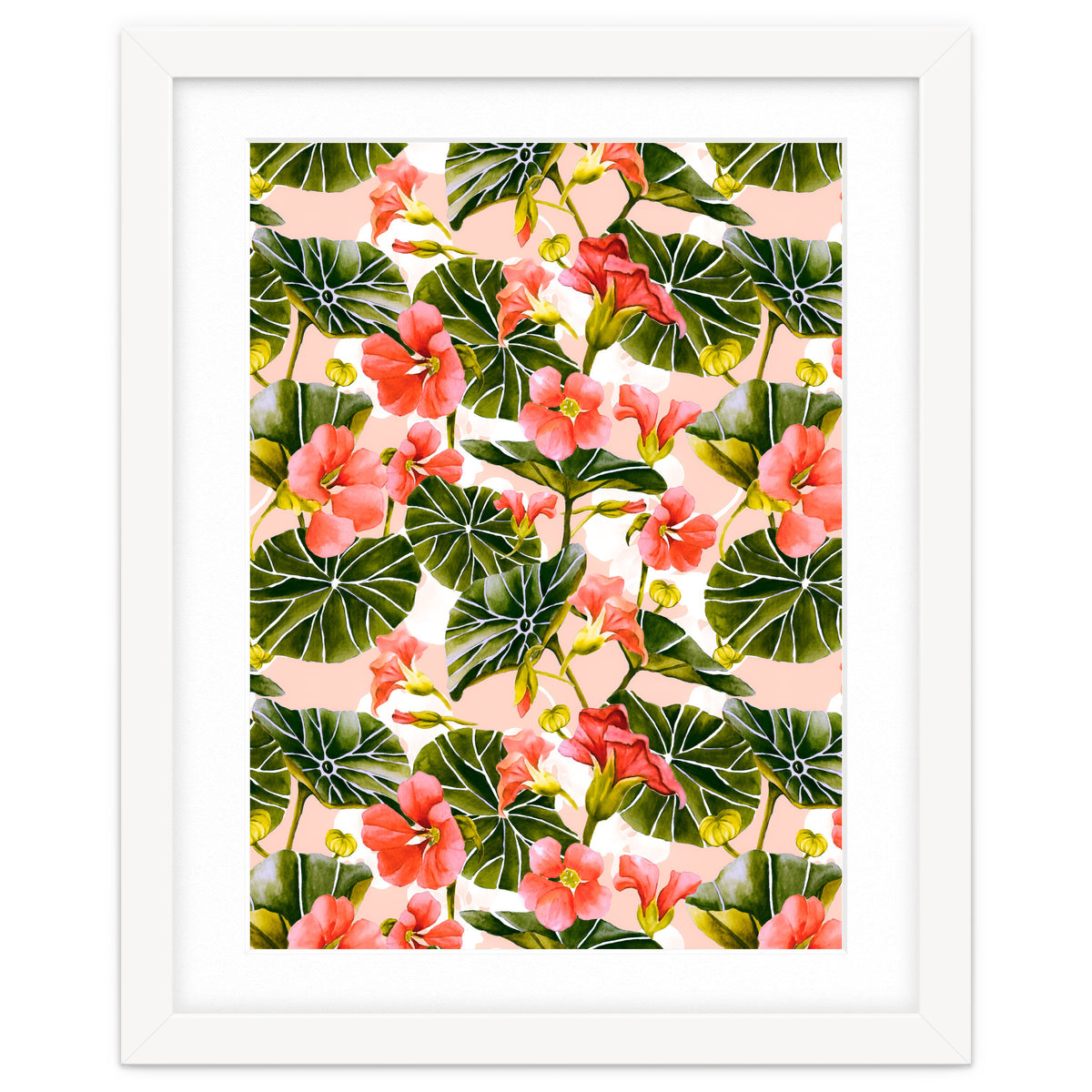 Nasturtiums watercolor 03