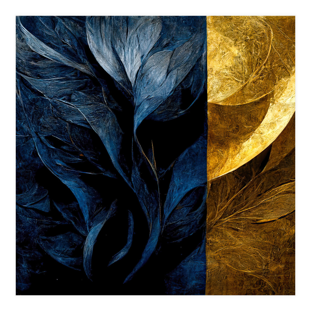 METALLIC FLOWER (Print Only)