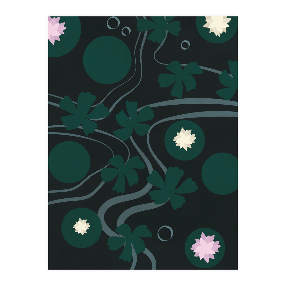 Lake At Night (Print Only)