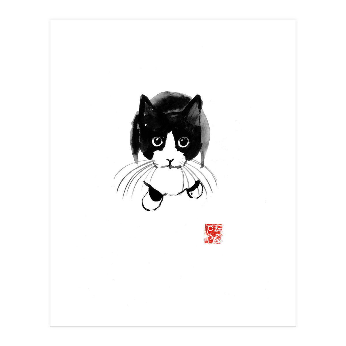 Above cat (Print Only)