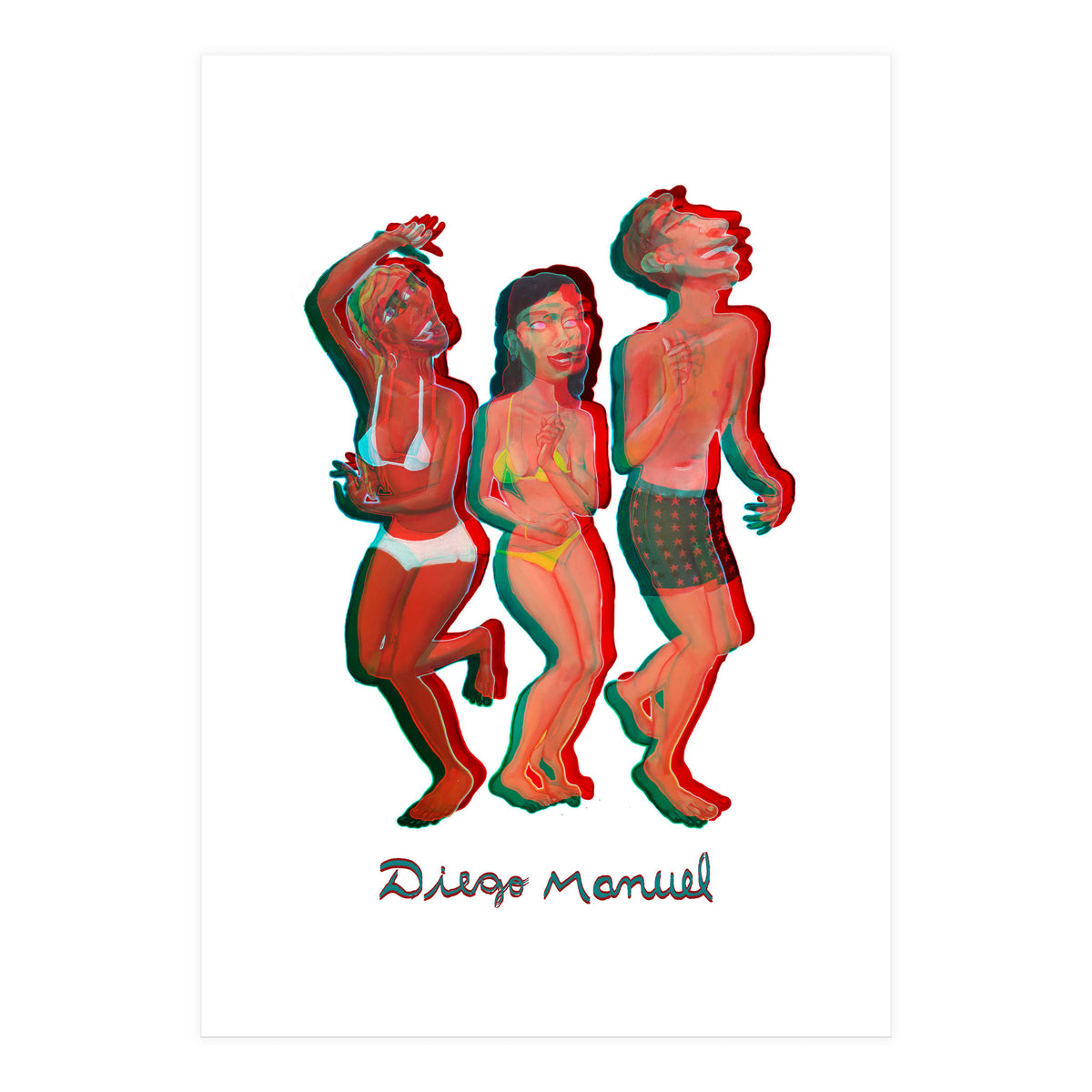 Bailando En La Playa 9 (Print Only)