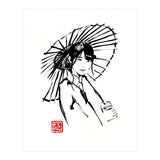Geisha Umbrella  (Print Only) thumbnail