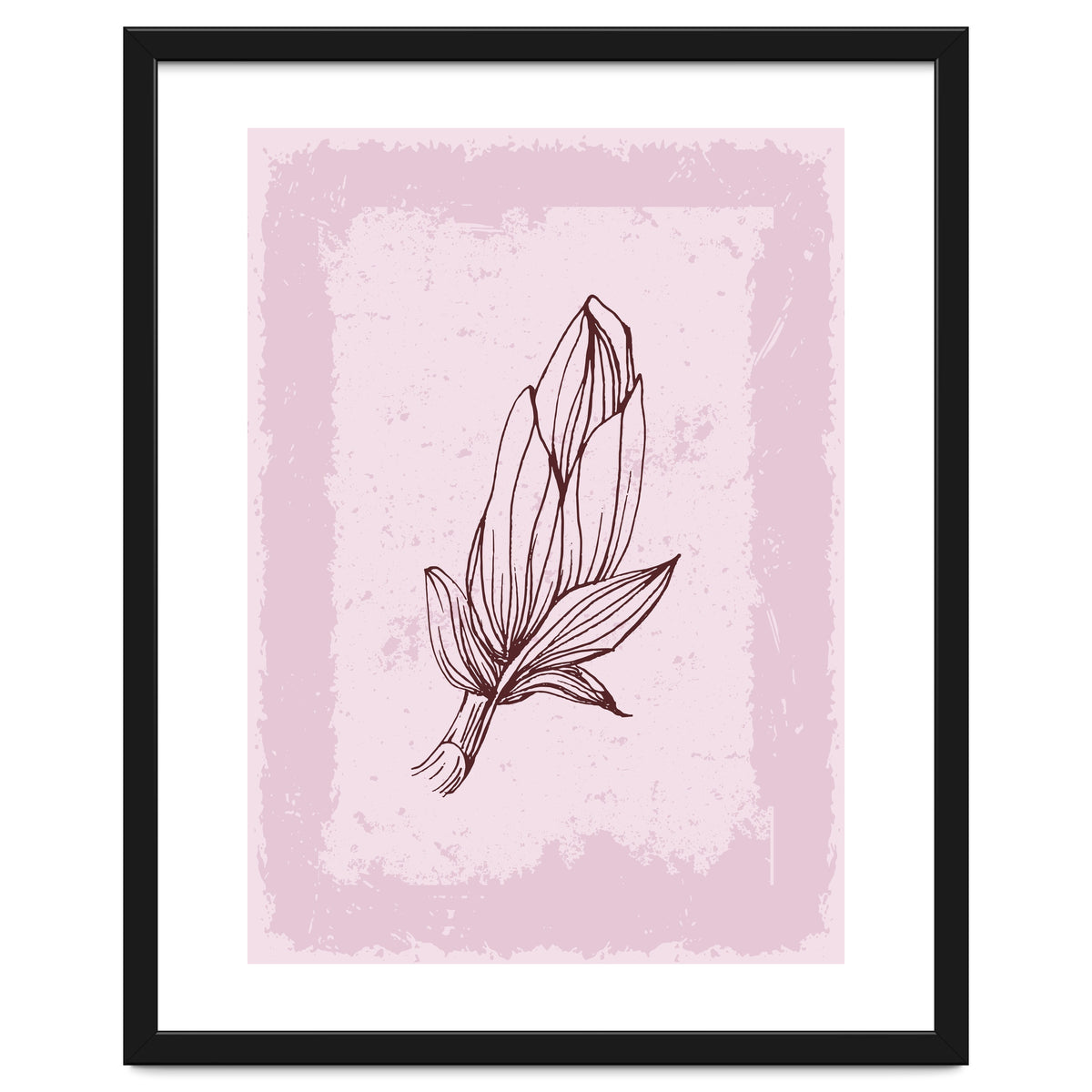 Magnolia Simple Minimal Boho - Botanical Leaves
