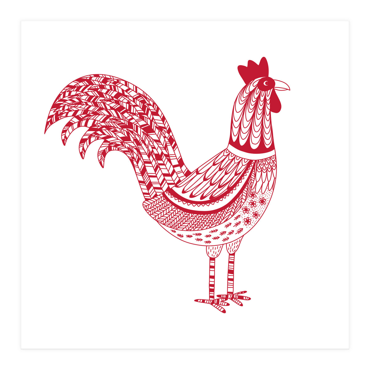 The Magnificent Rooster (Print Only)