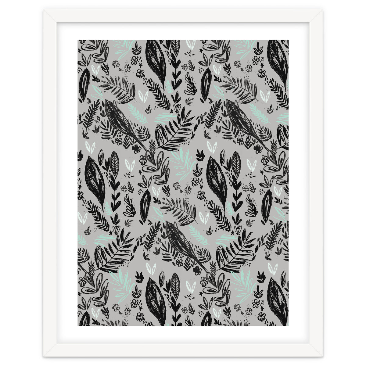 Inky Jungle Pattern