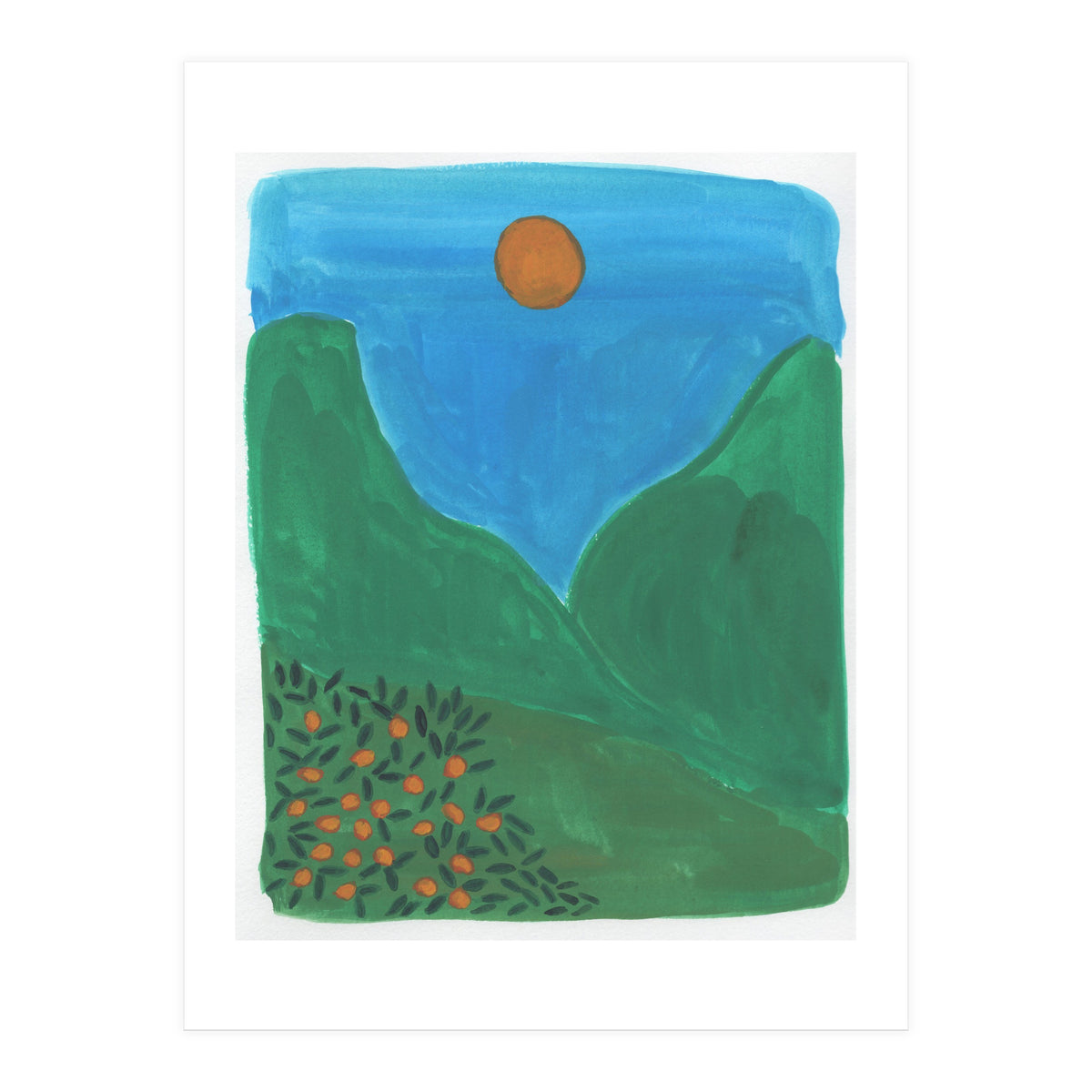 Oranges Field (Print Only)