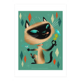 Cat A Tonic Siamese (Print Only) thumbnail