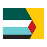 Geometric Shapes No. 43 - yellow & green (Print Only) thumbnail