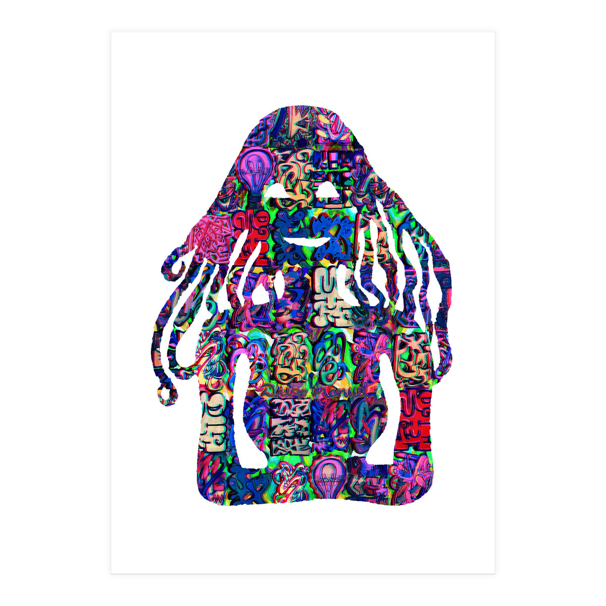 Mujer Digital 4 8  (Print Only)