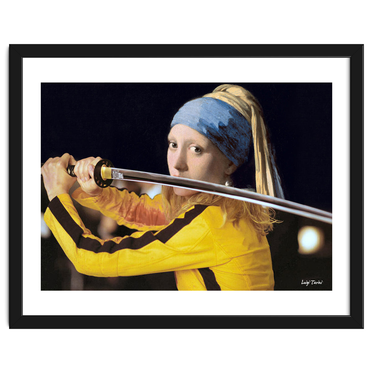 Vermeer's Girl with a Pearl Earring & Beatrix Kiddo From Kill Bill