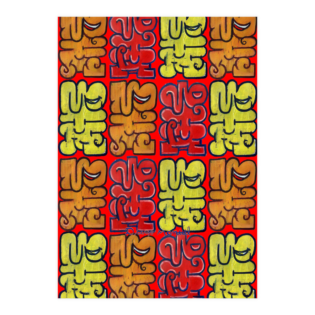 Garffiti 23 29 33 Tapiz (Print Only)