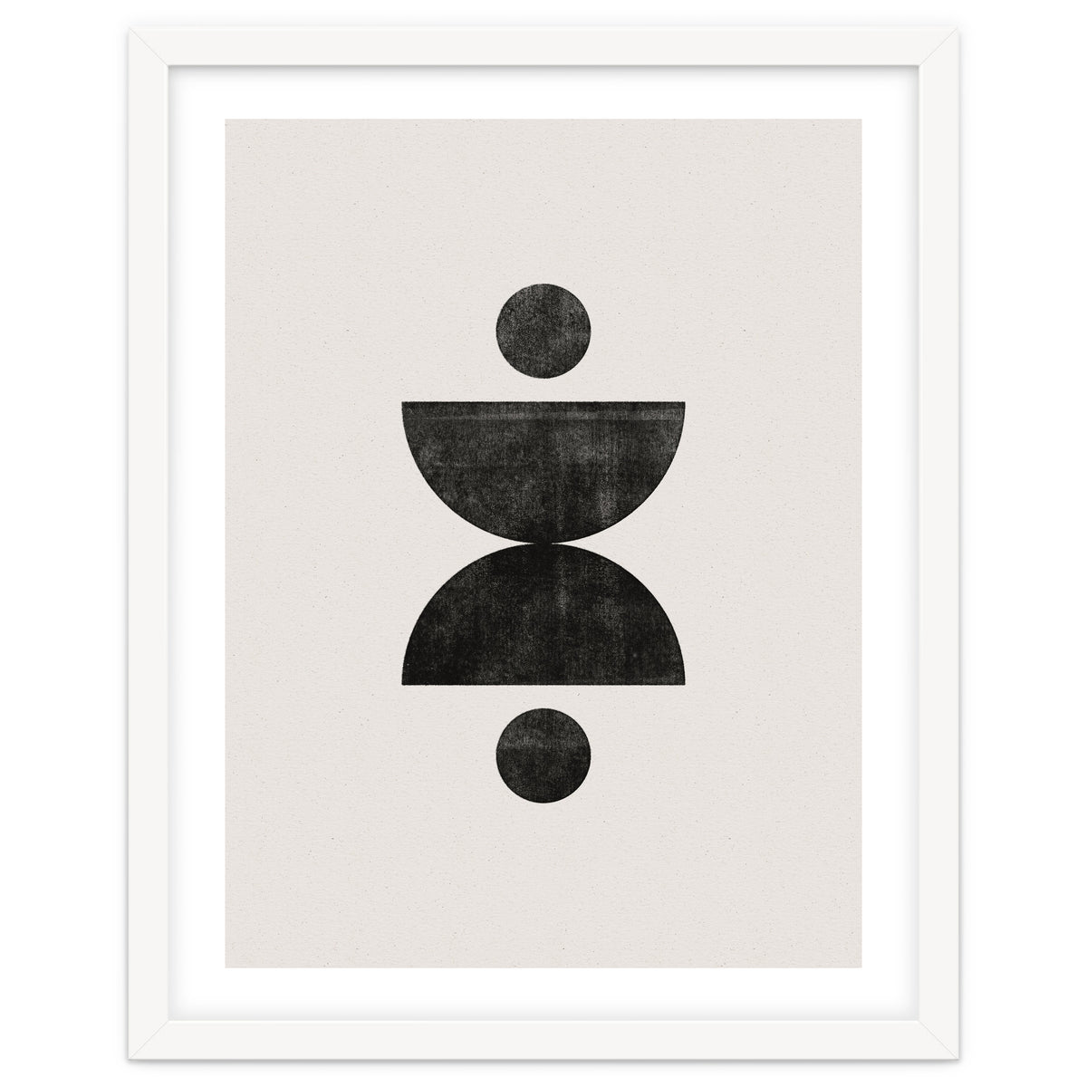 Mid-Century Modern No.16 - Woodblock Print