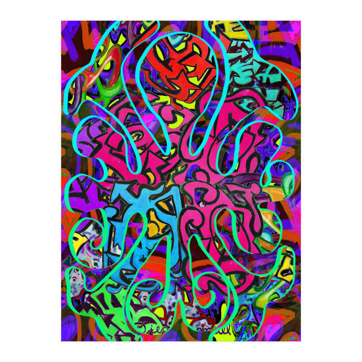 Pop Abstract 2023 Tapiz 57 (Print Only)