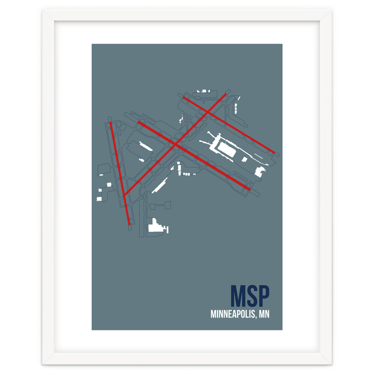 Minneapolis Airport Layout