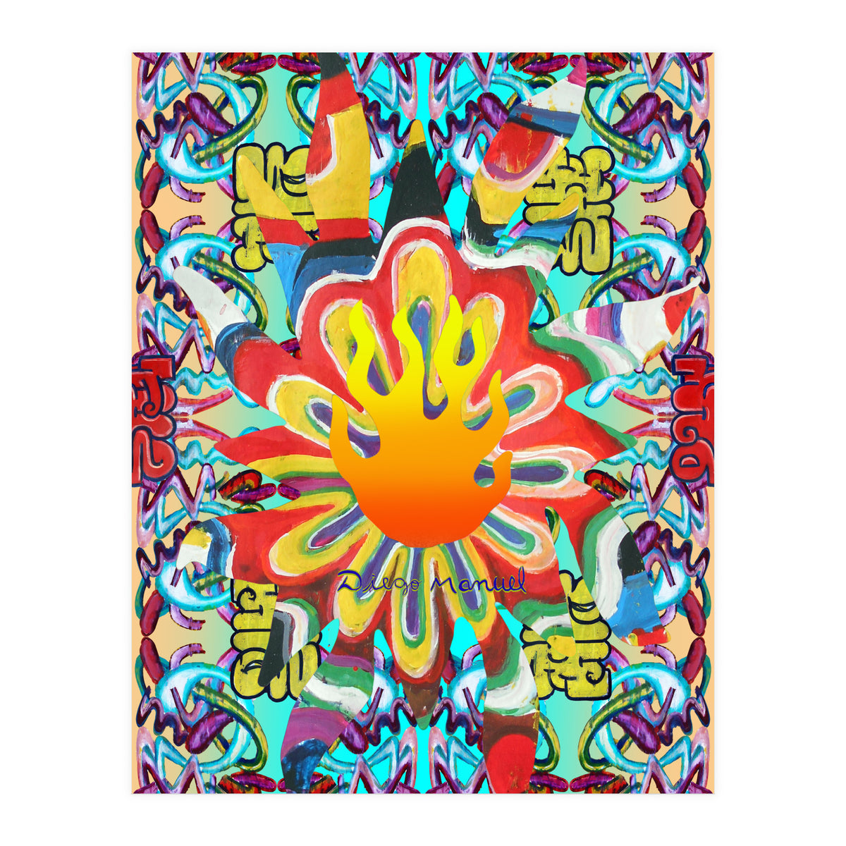 Fuego Y Graffiti 39 (Print Only)