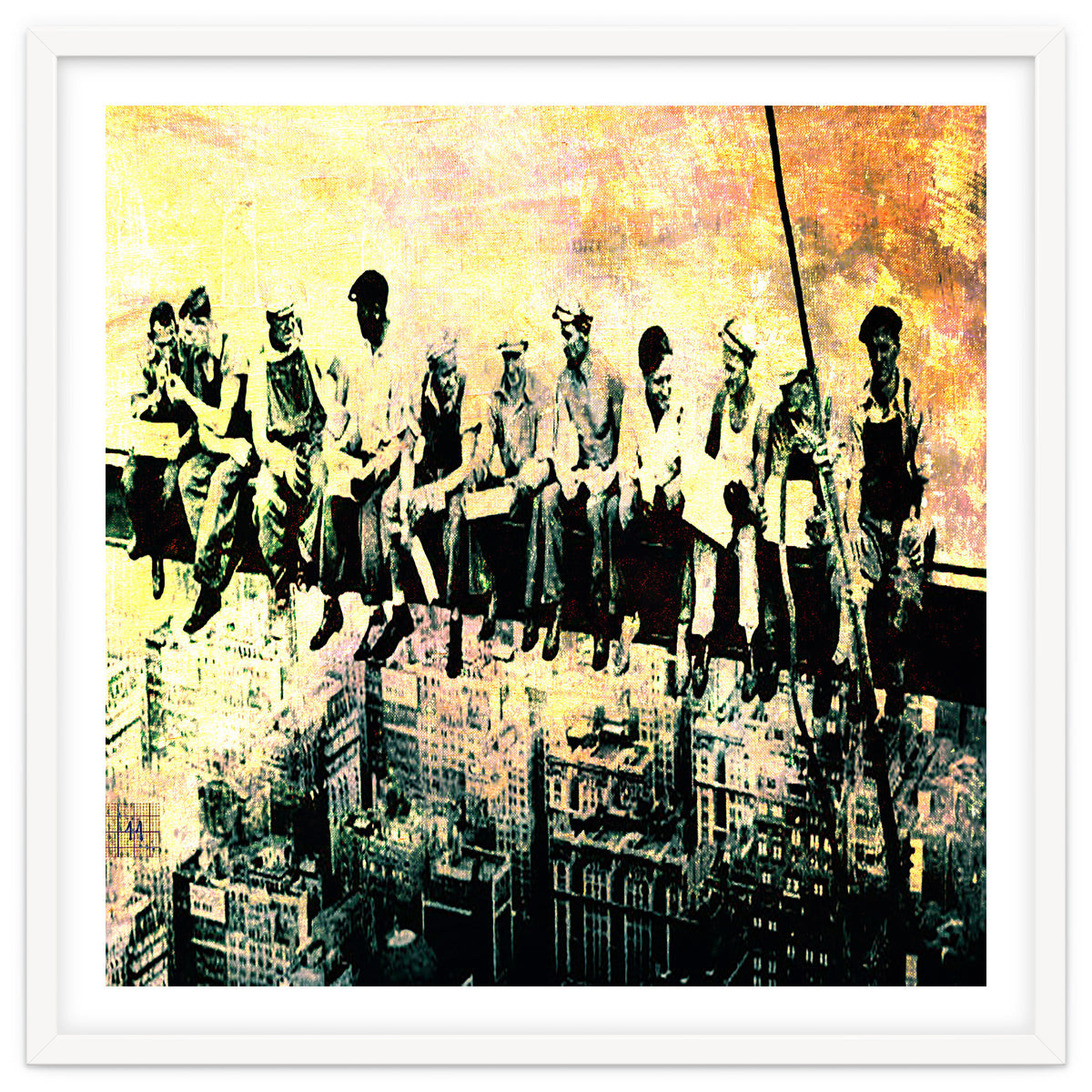 Rereading Lunch Atop A Skyscraper