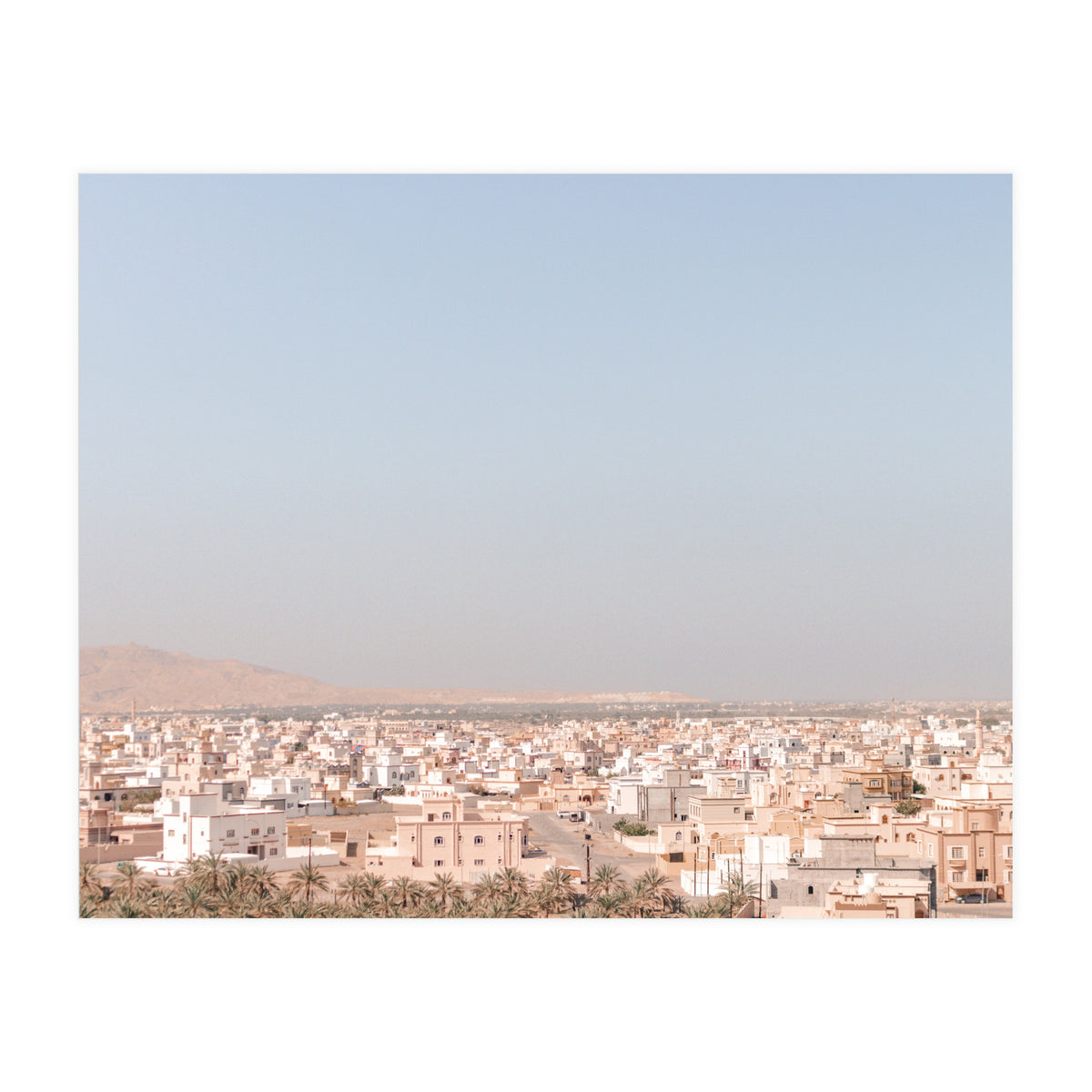 Oman, Middle East City View (Print Only)