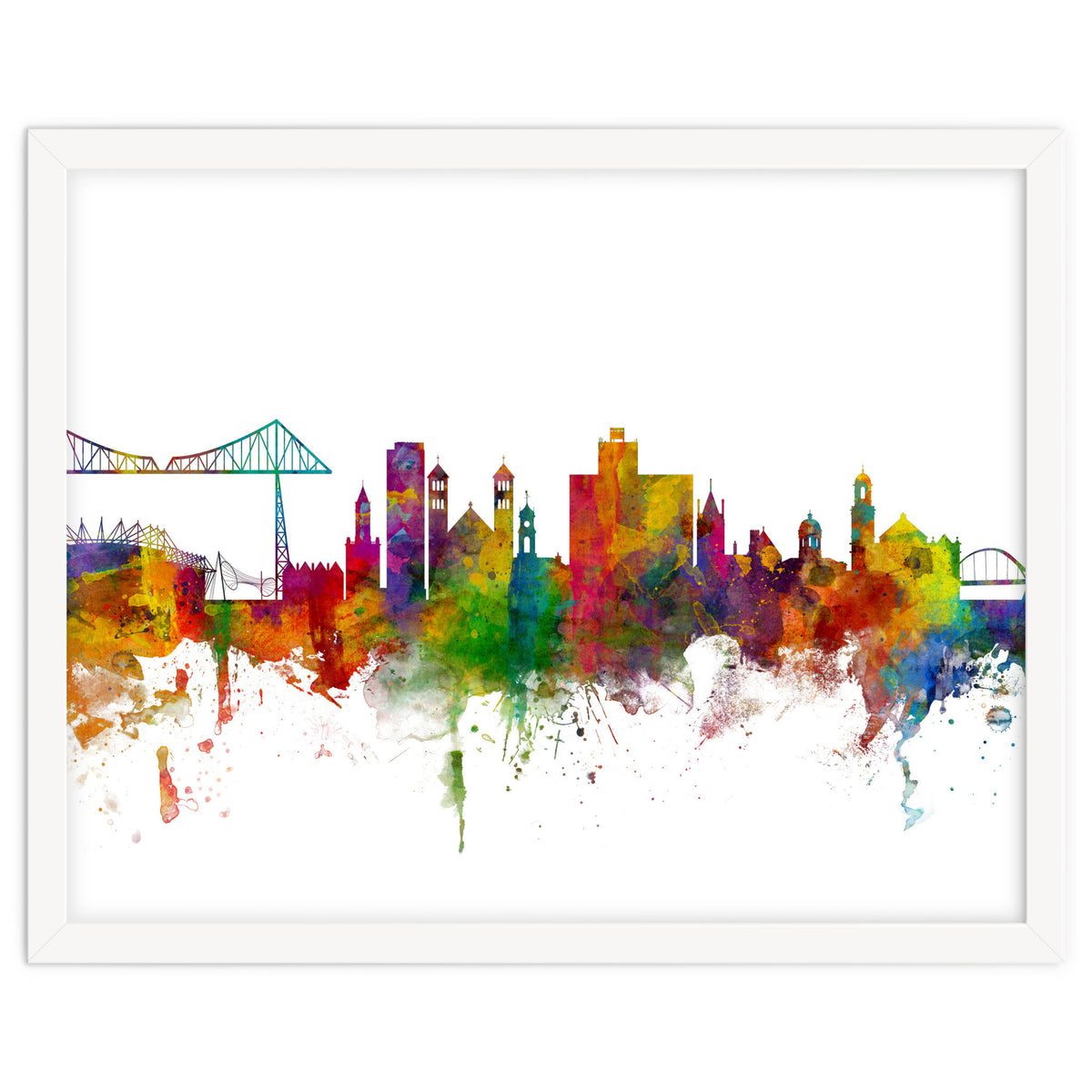 Middlesbrough England Skyline