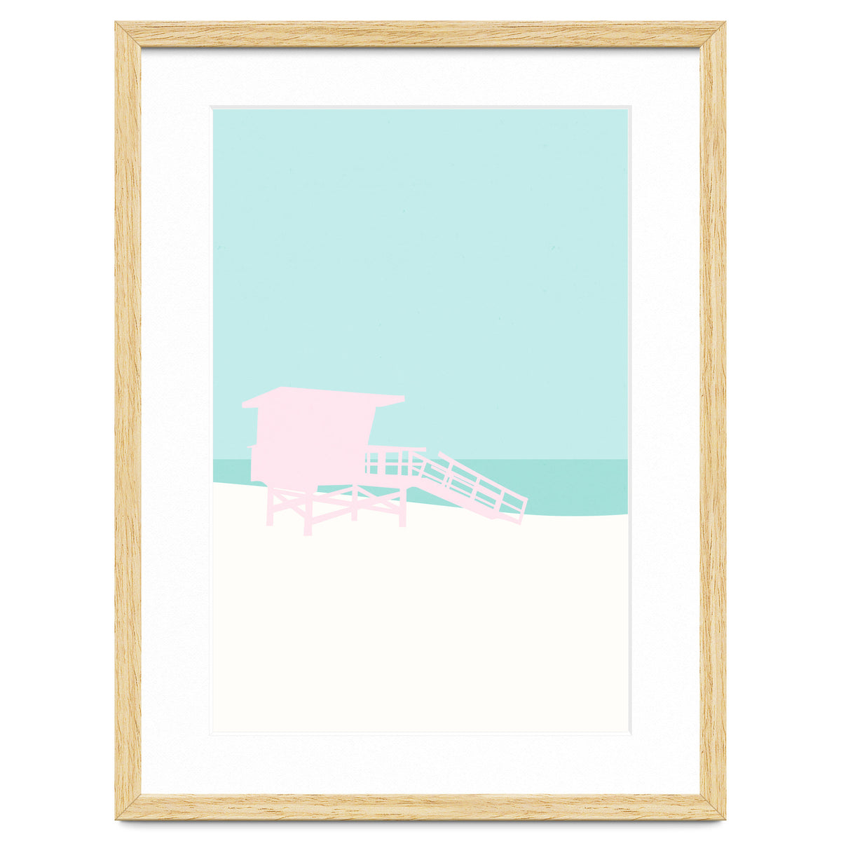 Minimal Lifeguard Tower - Turquoise Coast