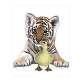 Tiger and Duck (Print Only) thumbnail
